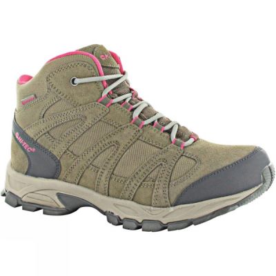 Botas Hi-Tec Alto Mid WP Mujer - Verde - Chile RJO894607